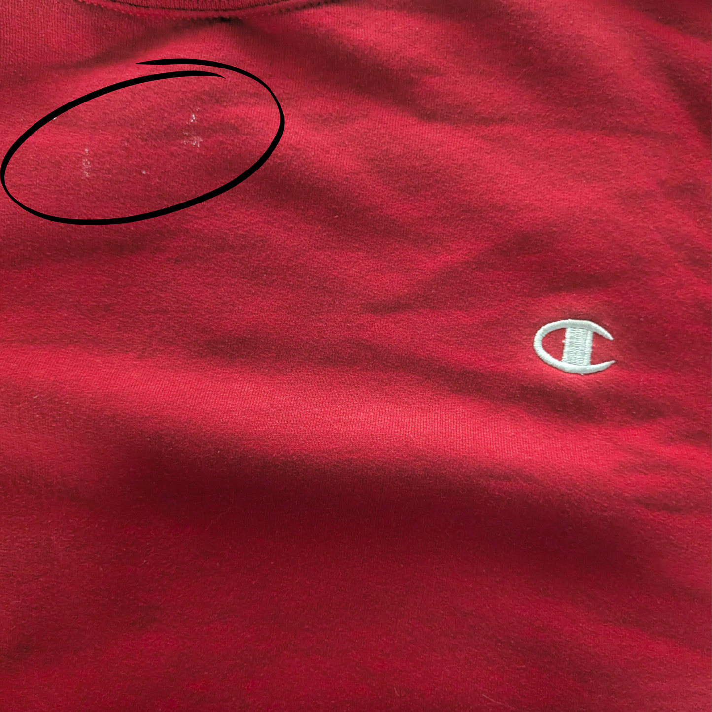 Vintage Red Champion Jumper