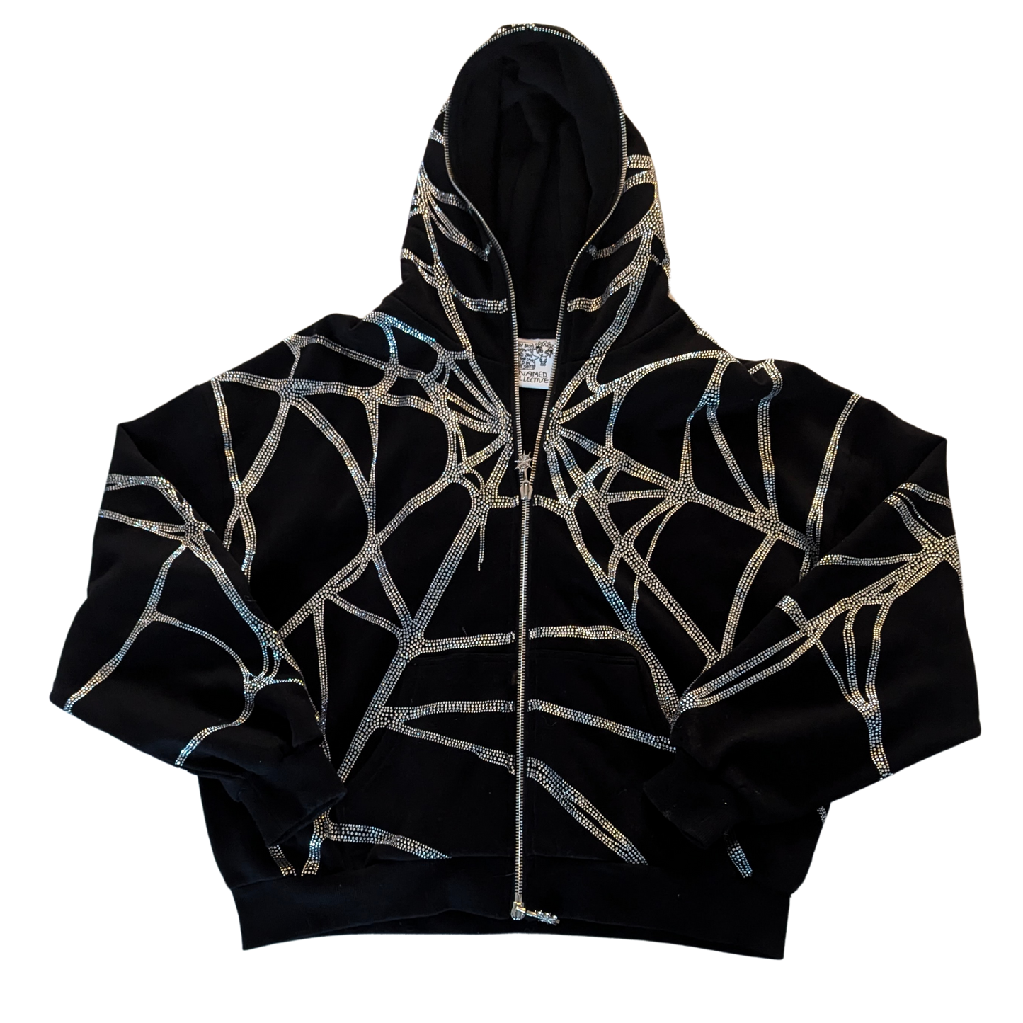 Named Collective Rhinestone Spider Hoodie