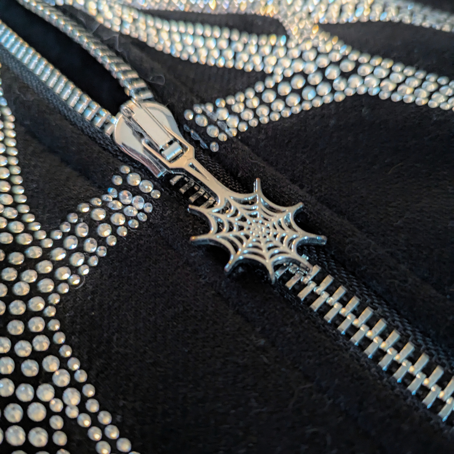 Named Collective Rhinestone Spider Hoodie