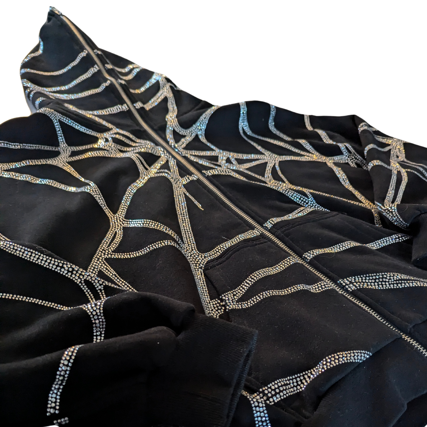 Named Collective Rhinestone Spider Hoodie